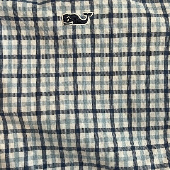 Boys Vineyard Vines button up plaid shirt (Size M 10/12) - Picture 3 of 3